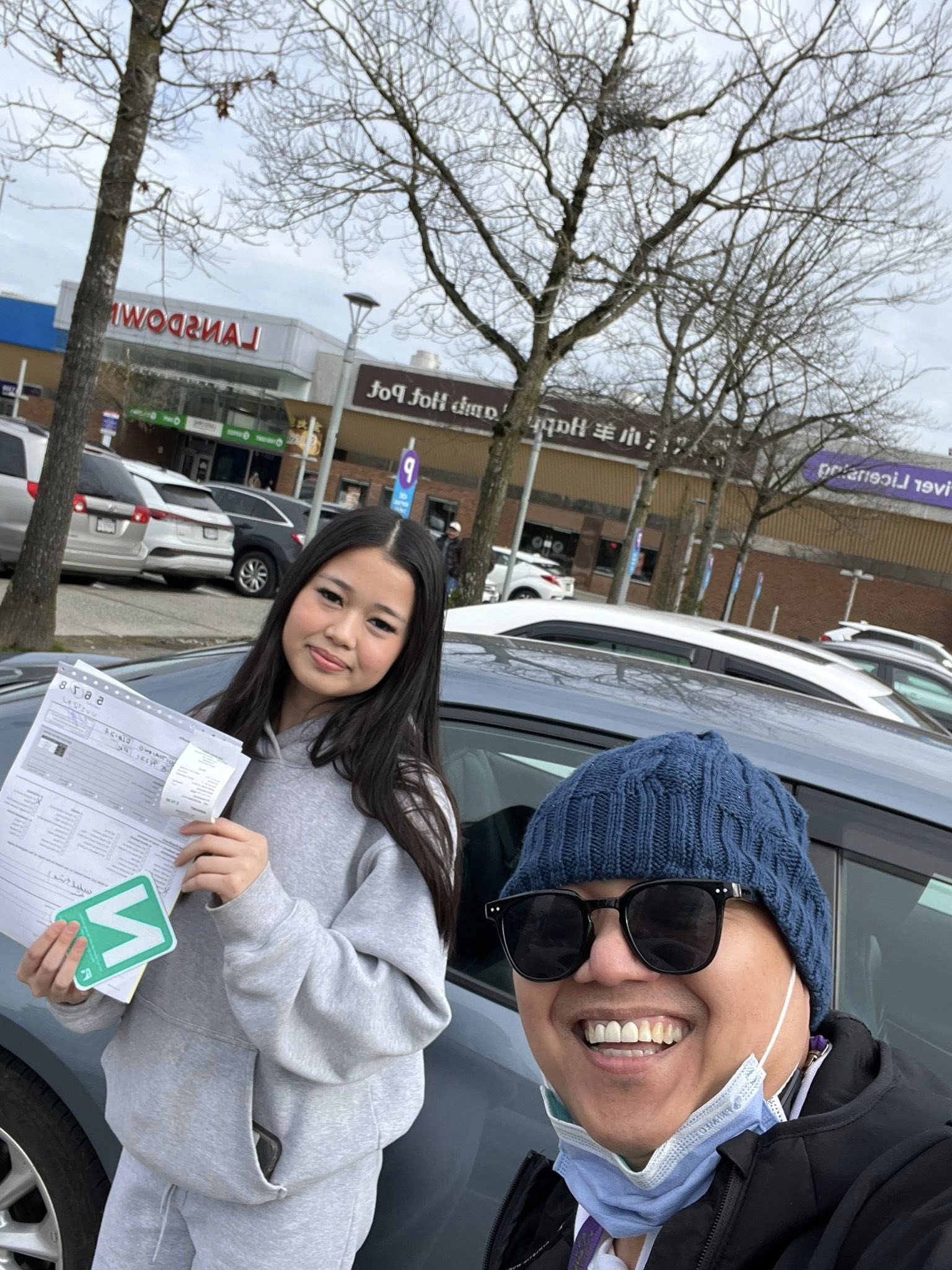 Student who passed their BC road test with JM Driving School