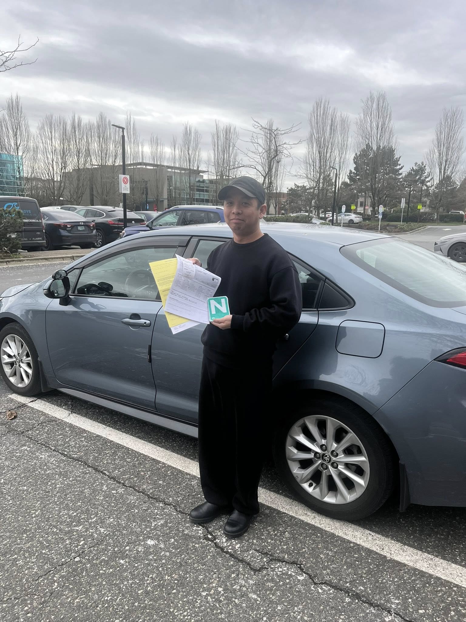 Student who passed their BC road test with JM Driving School