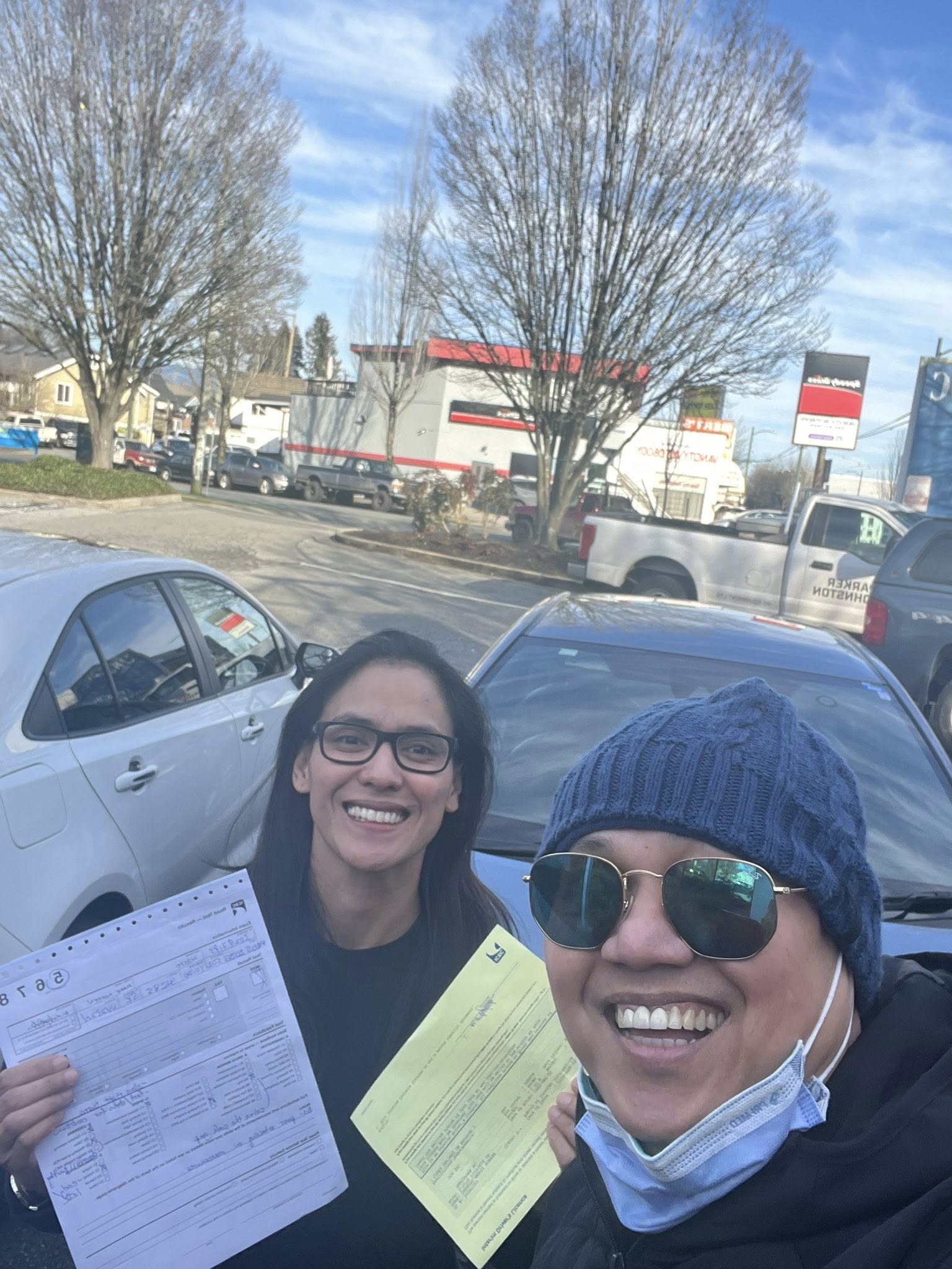 Student who passed their BC road test with JM Driving School