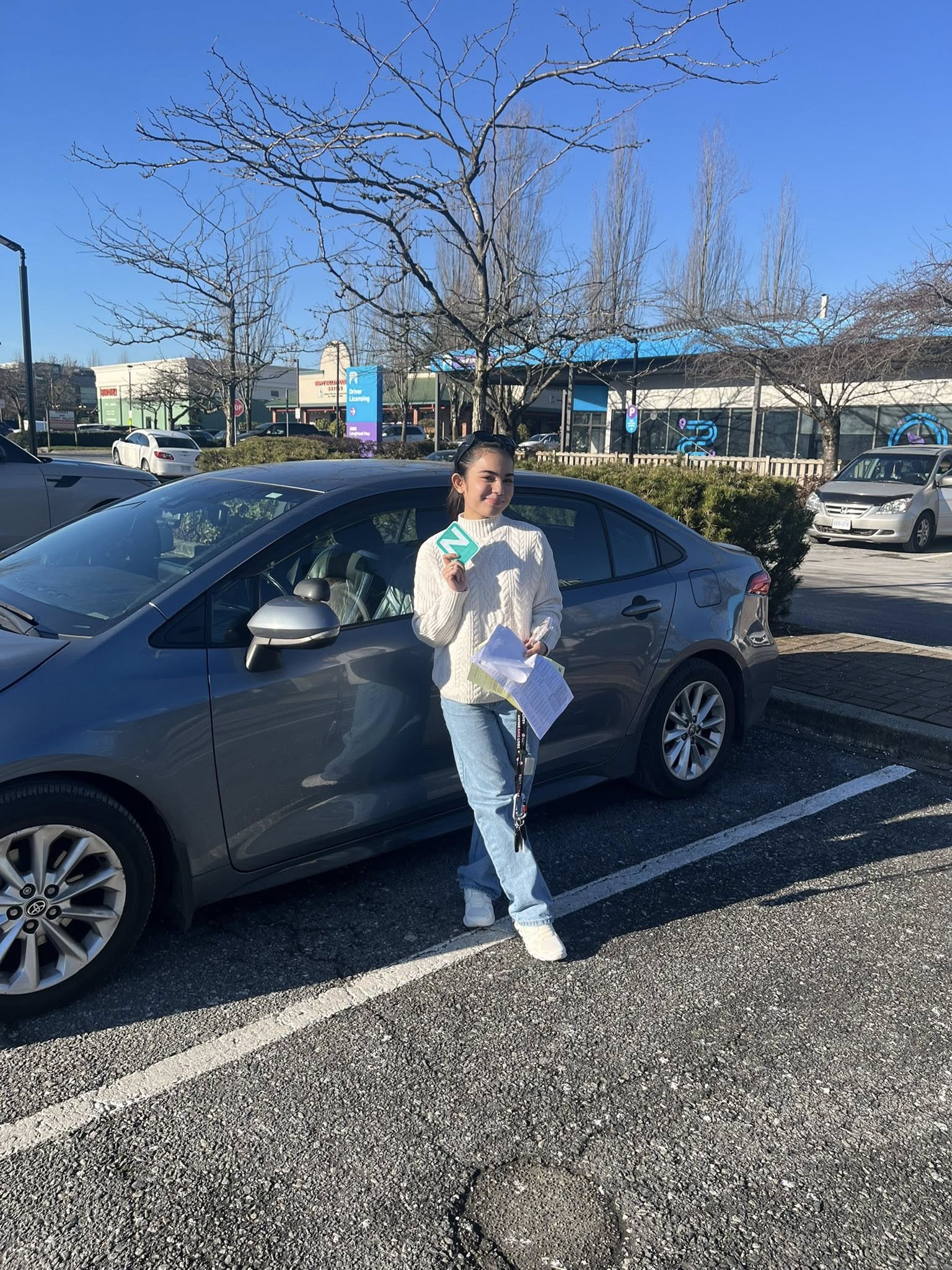 Student who passed their BC road test with JM Driving School