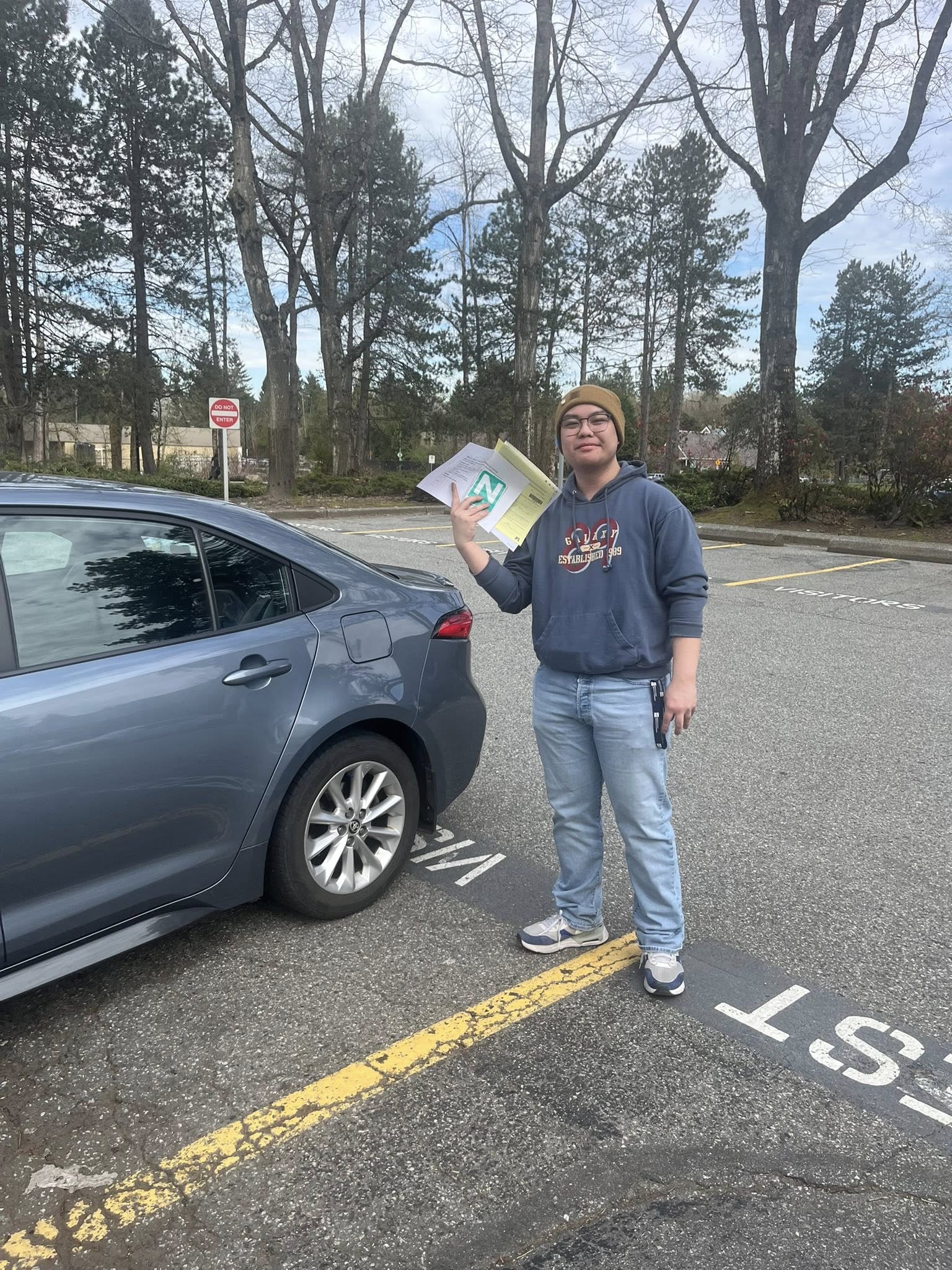Student who passed their BC road test with JM Driving School